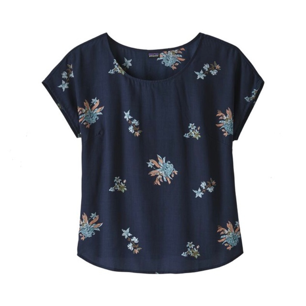 Patagonia Women's June Lake Top Navy NWT